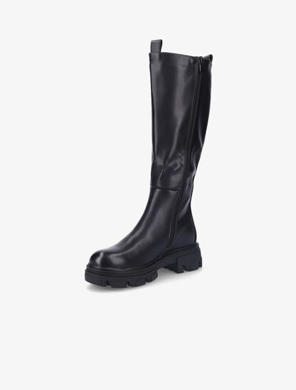 Bottes à semelles épaisses - Noir - 3