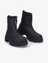 Bottines en néoprène à zip - Noir - 1