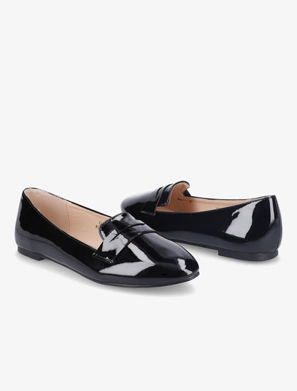 Slippers vernis - Noir - 4