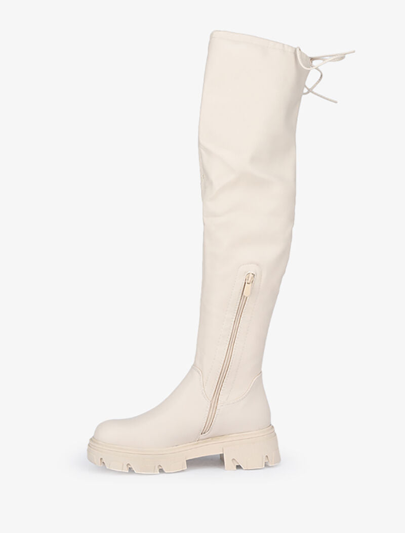 Cuissardes à semelles crantées - Beige - 4