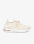 Running à lacets et semelles stylisées - Beige - 1