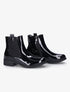 Bottines vernies à quartier élastiqué - Noir - 5