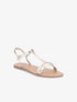 Nu-pieds à bride en T irisée - Or - 1