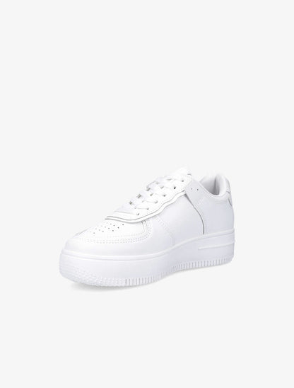 Sneakers à empiècements contrastants - Blanc - 3