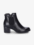 Bottines à cheville effet python - Noir - 5