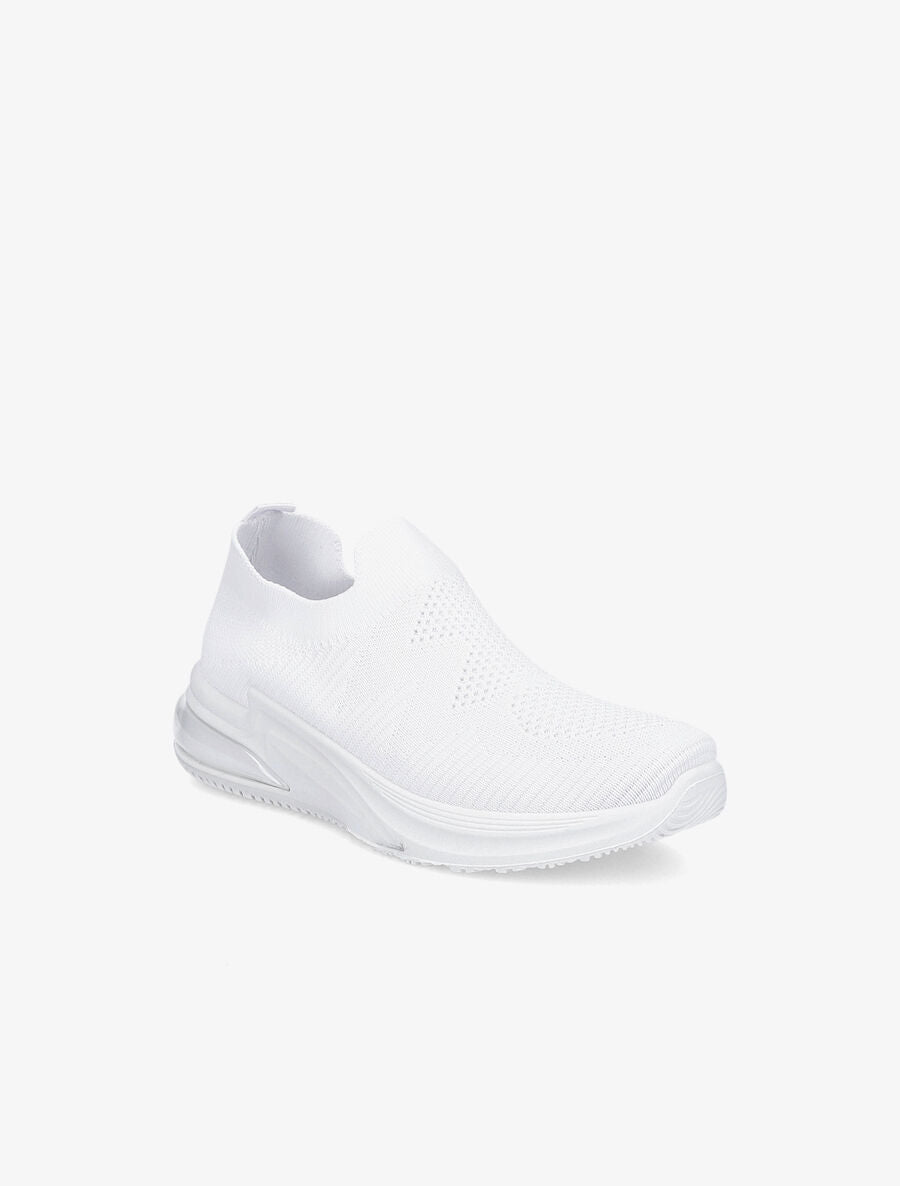 Baskets basses en mesh - Blanc - 2