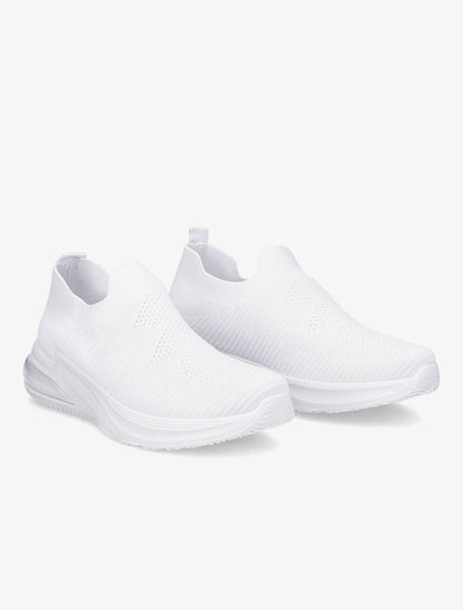 Baskets basses en mesh - Blanc - 4