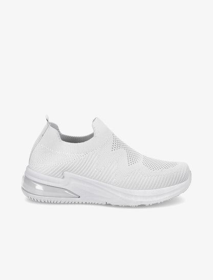 Baskets basses en mesh - Gris clair - 1