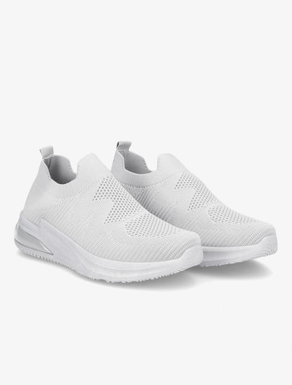 Baskets basses en mesh - Gris clair - 4
