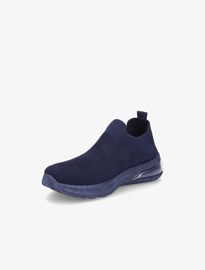 Baskets basses en mesh - Marine - 3