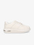 Baskets en simili à semelles détail métallique - Beige - 1