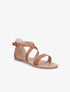 Nu-pieds à ganses croisées - Camel - 5