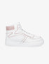 Baskets montantes en simili - Rose - 1