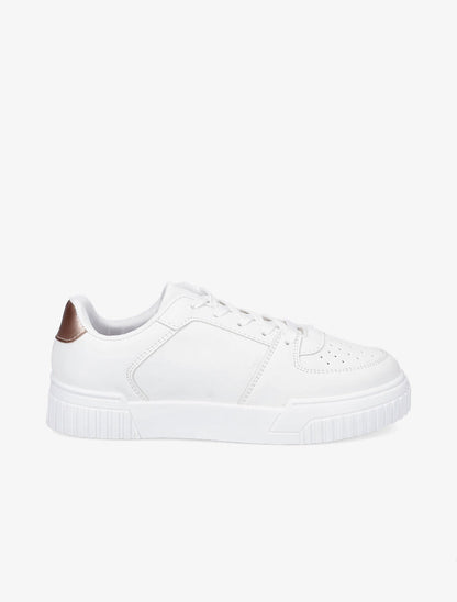 Sneakers basses à bouts ronds - Rose gold - 5