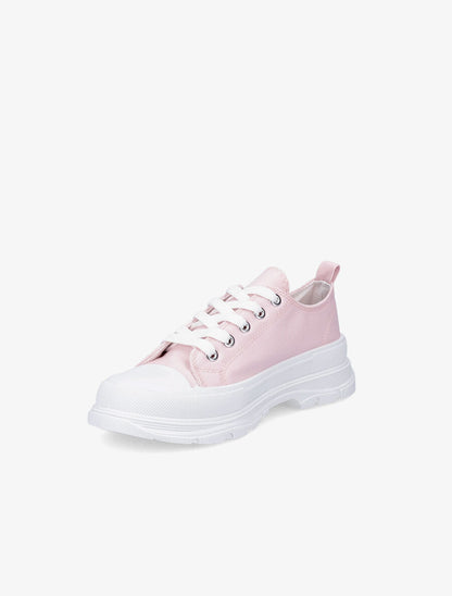Tennis unies en toile - Rose - 3