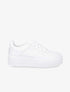 Baskets uni en simili - Blanc - 5
