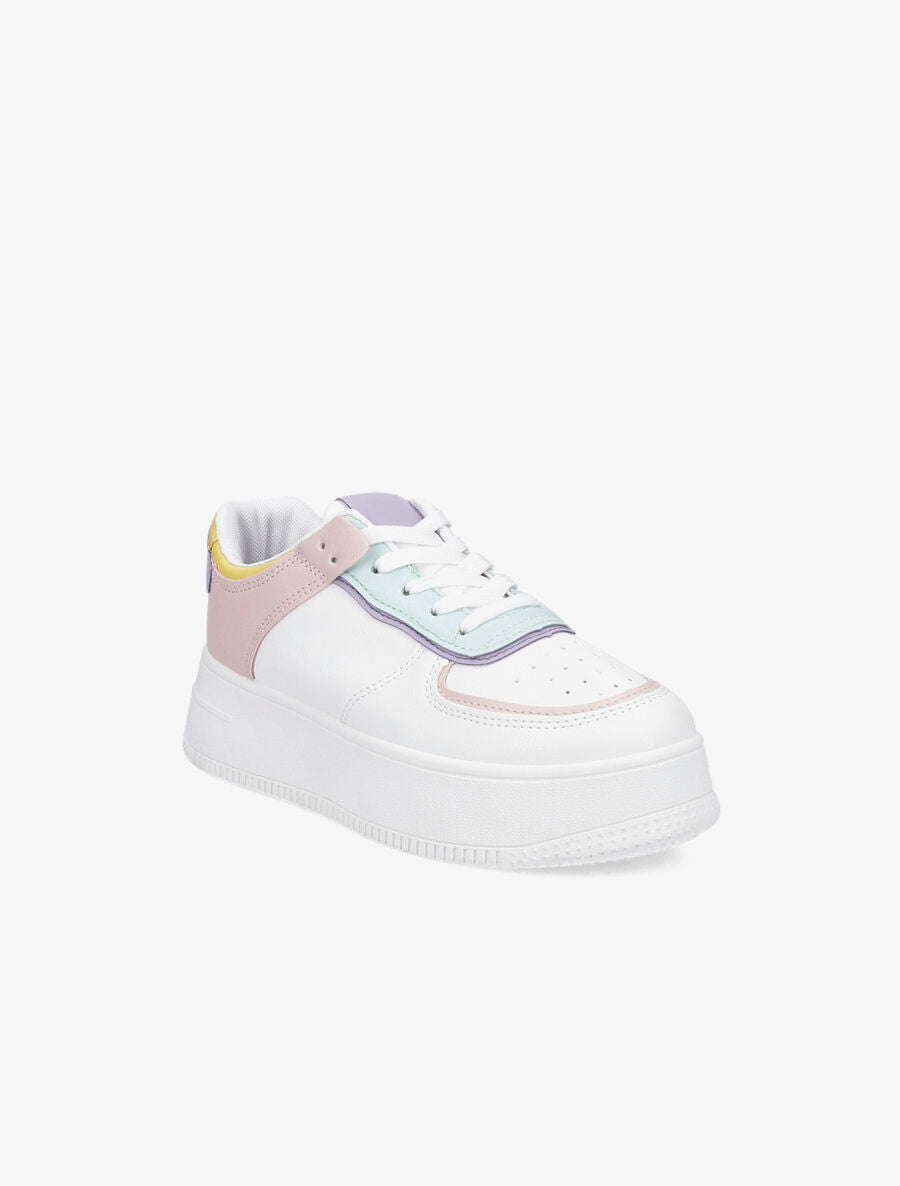 Sneakers à semelle à plateforme - Lilas - 2