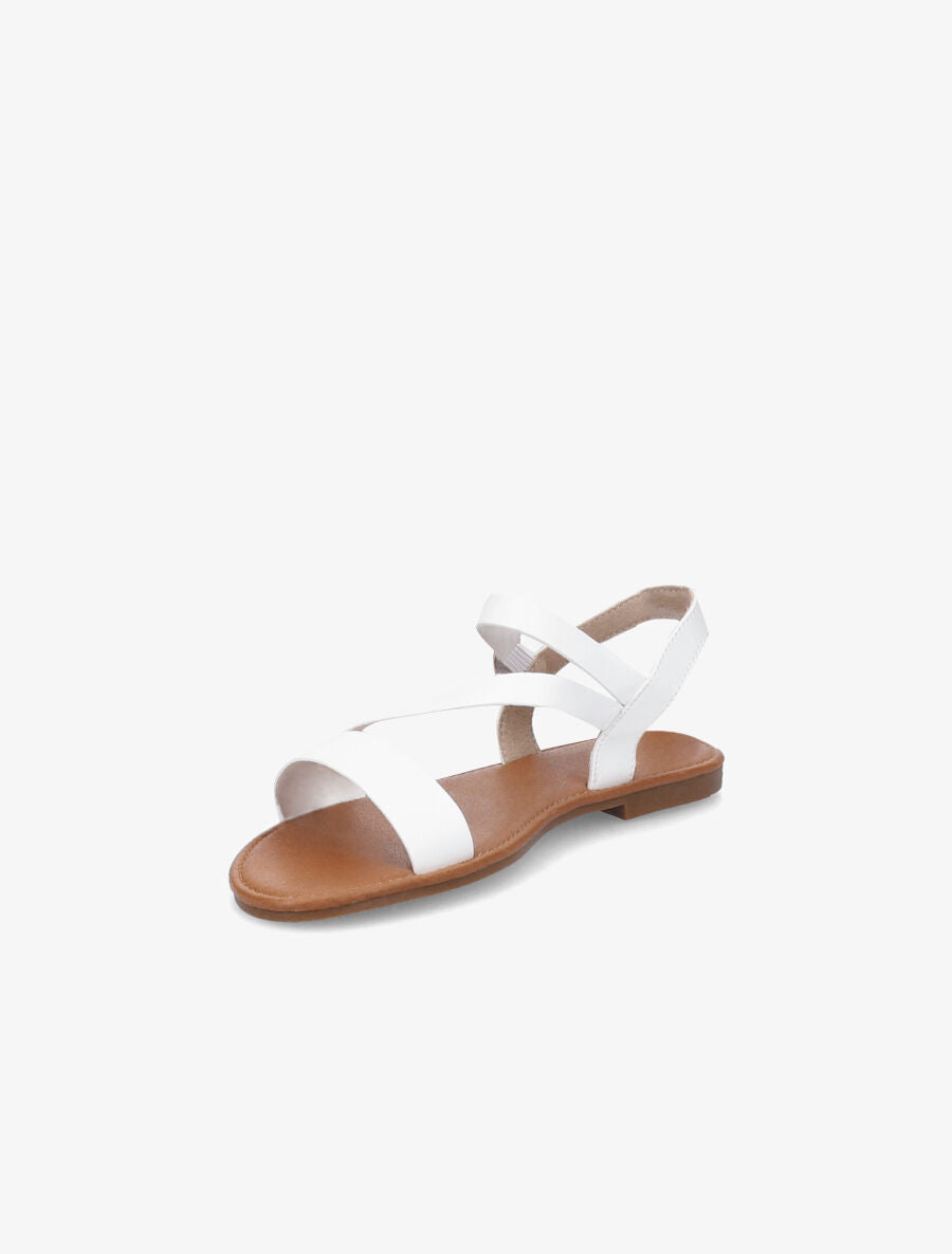 Nu-pieds à lanières asymétriques - Blanc - 2