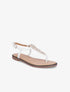 Nu-pieds à médailles métalliques - Blanc - 5