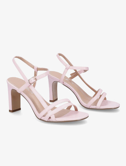 Sandales classiques à fines brides - Rose - 4