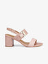 Sandales à boucle métallique - Rose - 1