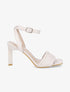 Sandales matelassées à bride - Beige - 1