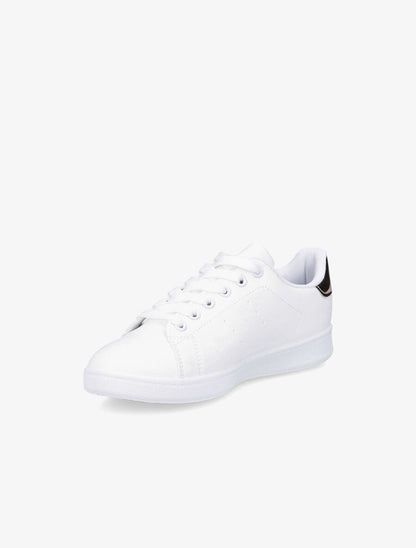 Sneakers à contrefort contastant - Or - 3