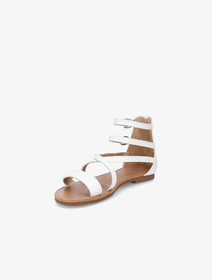 Nu-pieds à brides croisées - Blanc - 3