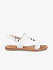 Nu-pieds à boucle géométrique - Blanc - 1