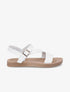 Nu-pieds bride en diagonal - Blanc - 5