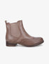 Bottines bi-matière effet patiné - Taupe - 5