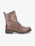 Boots montantes à lacets - Taupe - 1