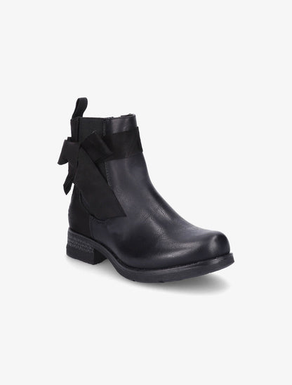 Boots montantes à noeud - Noir - 2