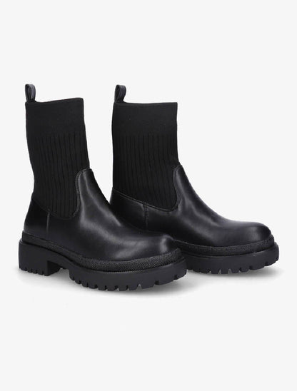 Boots bi-matière montantes - Noir - 4