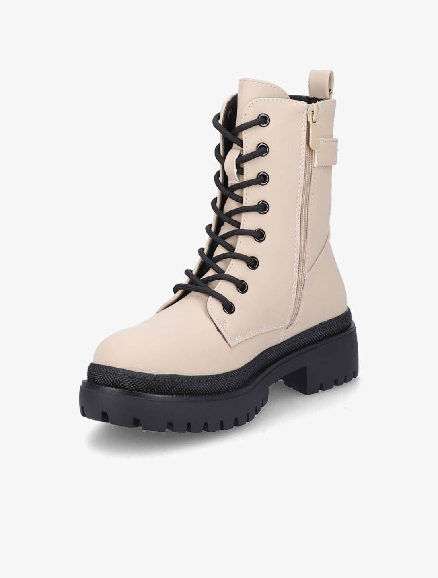 Rangers élastiquées à sangle - Beige - 3