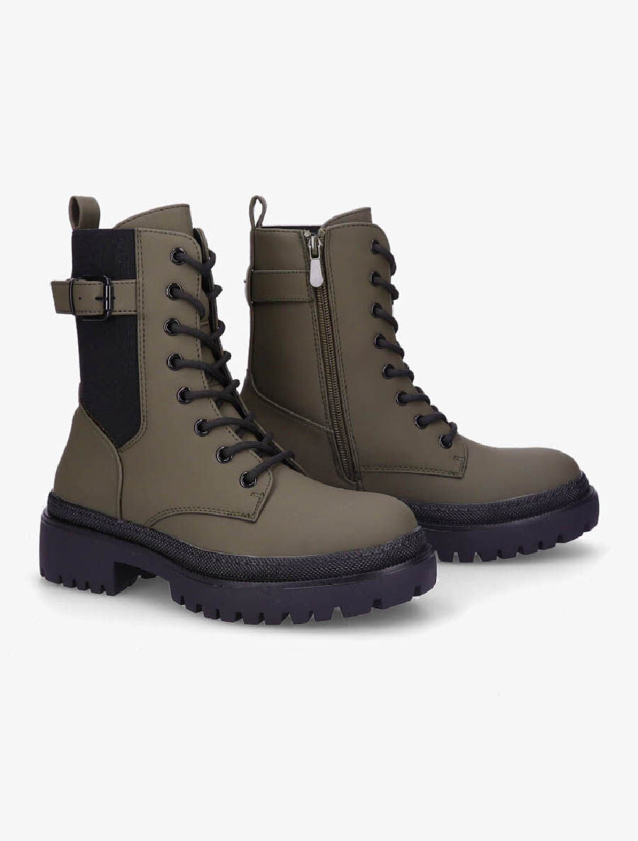 Rangers élastiquées à sangle - Kaki - 4