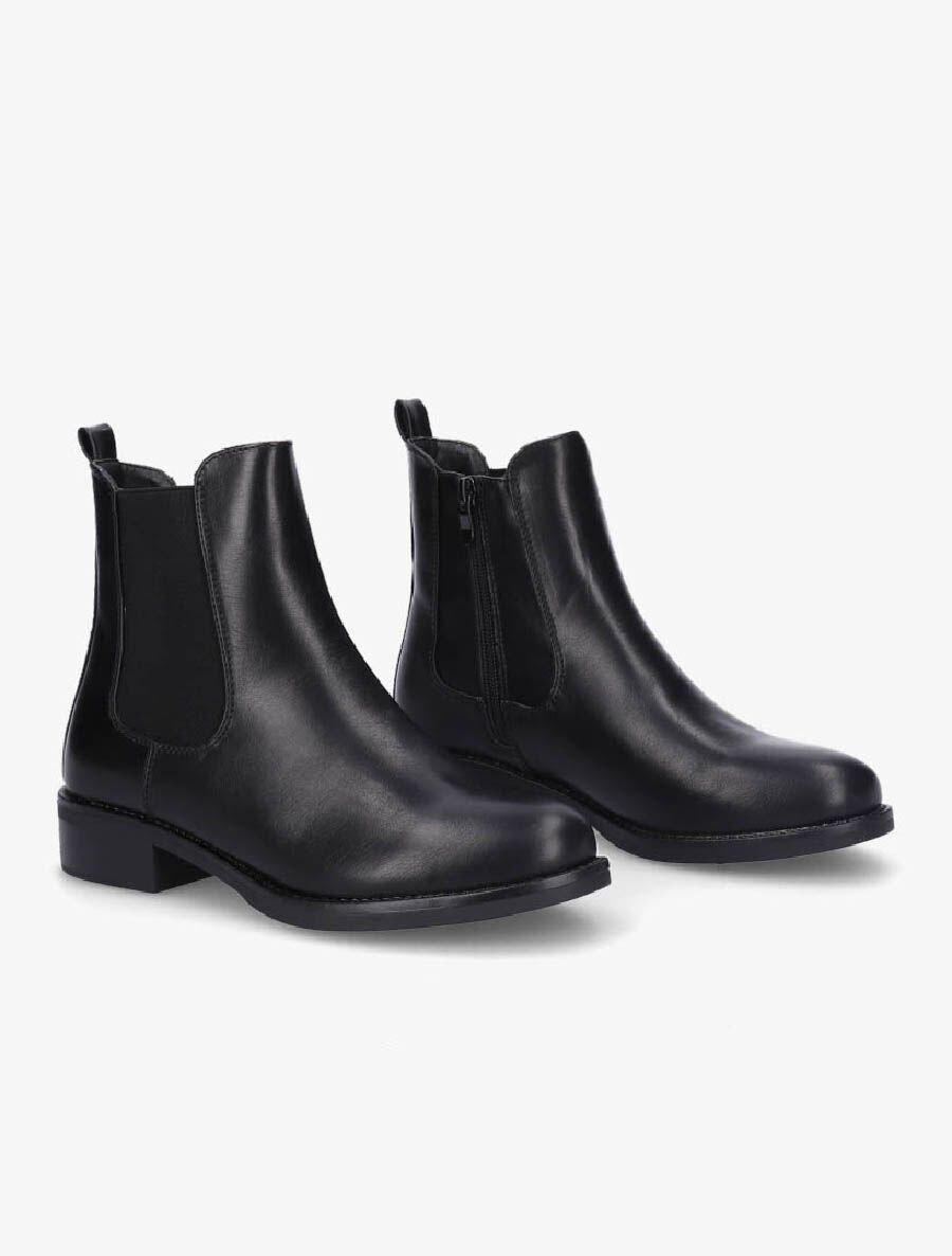 Bottines élastiquées - Noir - 4