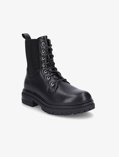 Boots montantes à cheville élastiquée - Noir - 2