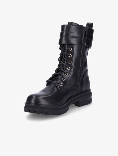Boots montantes à broche - Noir - 3