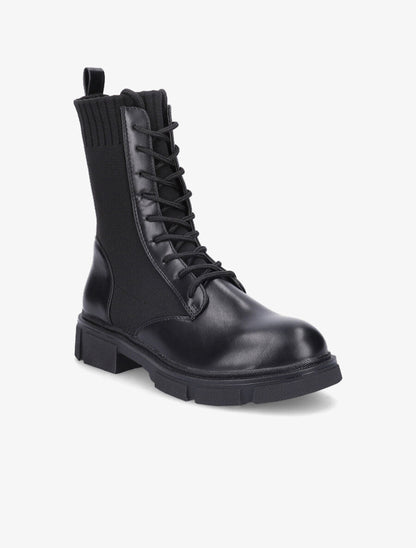 Rangers bi-matière - Noir - 2