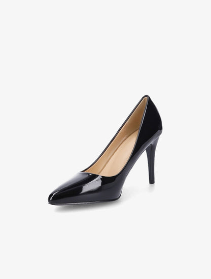Escarpins vernis à bout pointu - Noir - 3