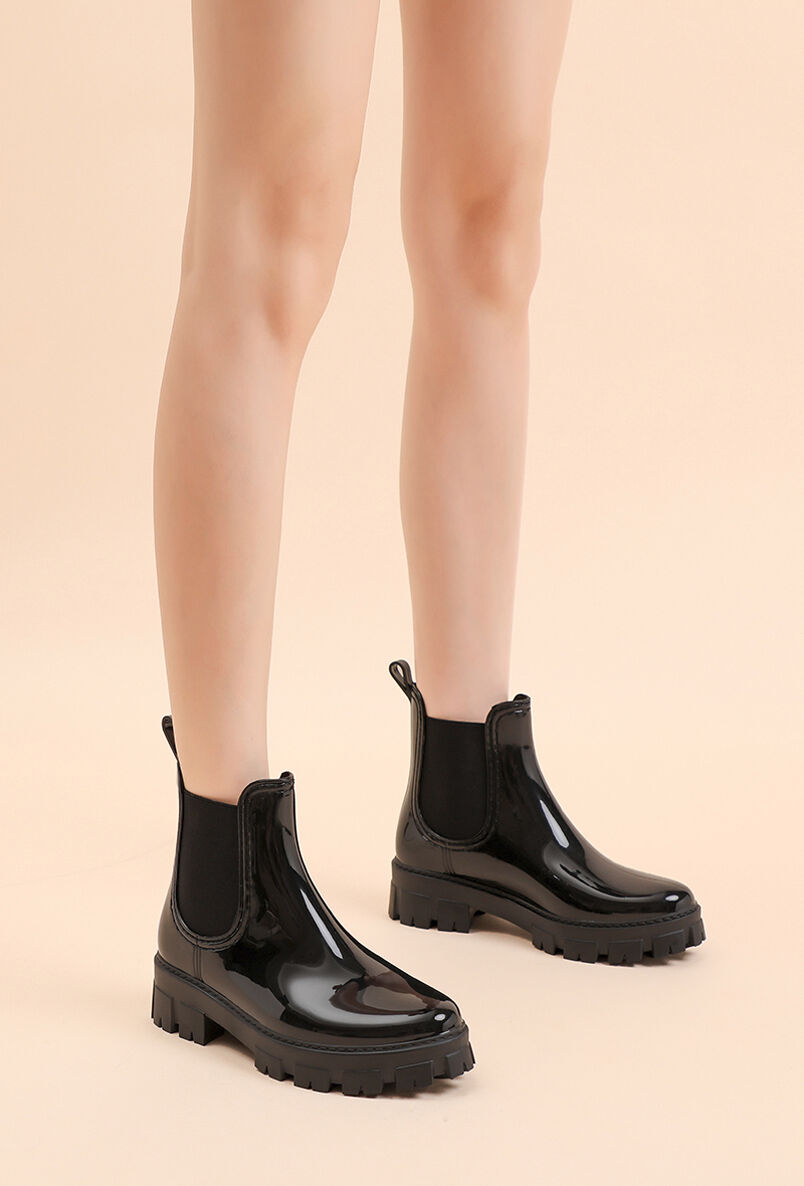 Bottines de pluie - Noir - 5