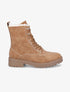 Boots fourrées à lacets - Camel - 1
