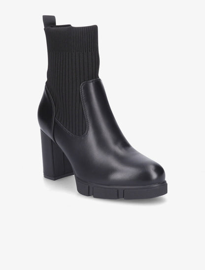 Bottines montantes à talon - Noir - 2