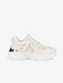 Baskets en simili et jacquard irisé - Beige - 1