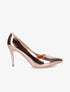 Escarpins pointus métallisés - Rose gold - 1