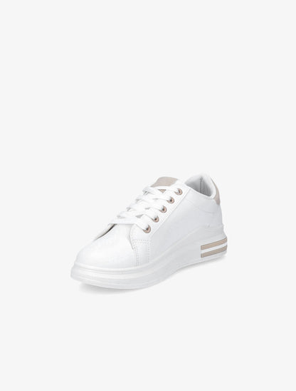Tennis classique en simili - Beige - 3