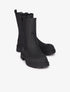 Bottes montantes mat à ganse élastiquée - Noir - 5