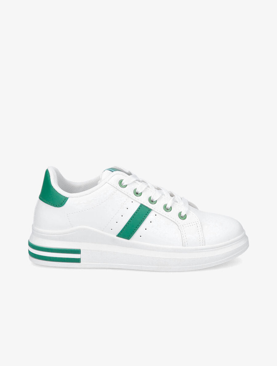 Tennis classique en simili - Vert - 1