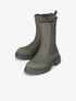 Bottes montantes mat à ganse élastiquée - Kaki - 5